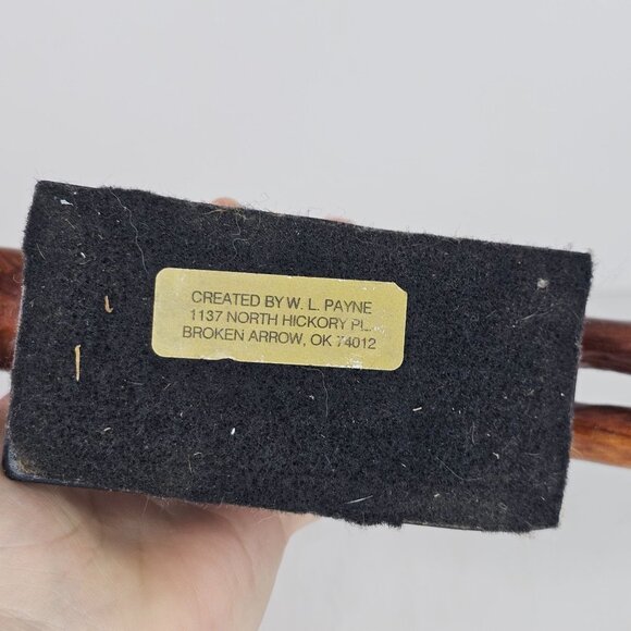 Handcrafted Wooden Horse Sculpture Jumping By W.L. Bill Payne Oklahoma Folk Art - Picture 6 of 11